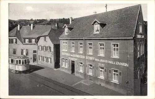 Ak Schlierbach Heidelberg, Gasthaus zum schwarzen Schiff