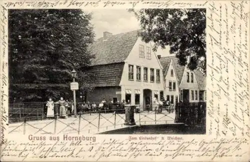 Ak Horneburg im Alten Land, Gasthaus Zum Lindenhof