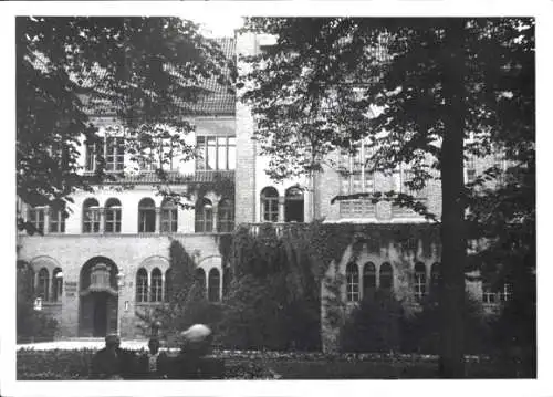 Foto Kaliningrad Königsberg Ostpreußen, Teilansicht von einem Gebäude, 1937