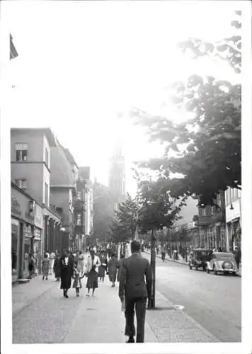 Foto Kaliningrad Königsberg Ostpreußen, Straßenpartie, 1937