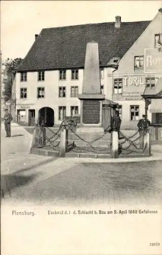 Ak Flensburg in Schleswig Holstein, Kriegerdenkmal