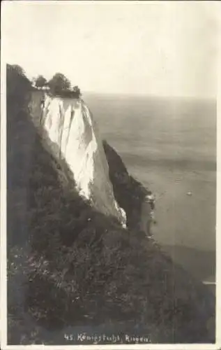 Foto Ak Stubbenkammer Sassnitz auf Rügen, Königstuhl