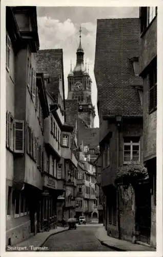 Ak Stuttgart in Baden Württemberg, Turmstraße