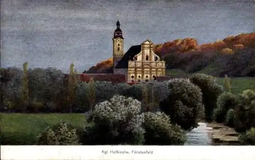 Künstler Ak Fürstenfeldbruck in Oberbayern, Königliche Hofkirche