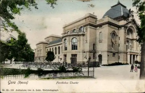Ak Gera in Thüringen, Fürstliches Theater