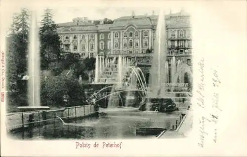 Ak Sankt Petersburg Russland, Schloss Peterhof