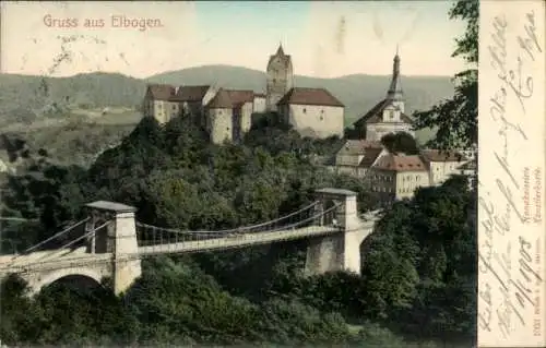 Ak Loket Elbogen Region Königgrätz, Burg Elbogen
