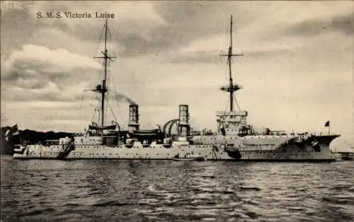 Ak Deutsches Kriegsschiff, SMS Victoria Luise, Panzerdeckkreuzer, Kaiserliche Marine