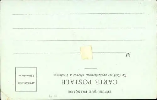 Briefmarken Litho Die Post in Dänemark, Postbote