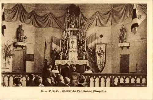 Ak Paris Ménilmontant, PSP-Chor der alten Kapelle