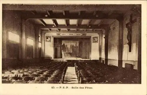 Ak Paris Ménilmontant, P.S.P. Salle des Fêtes