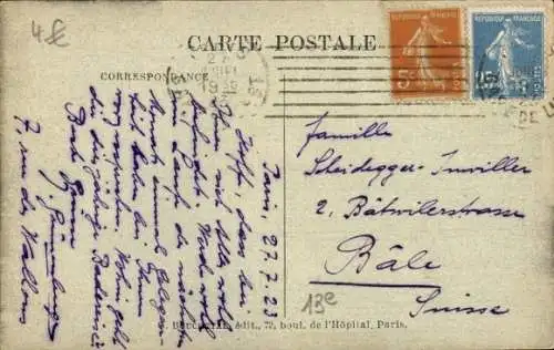 Ak Paris 13., Rue des Wallens