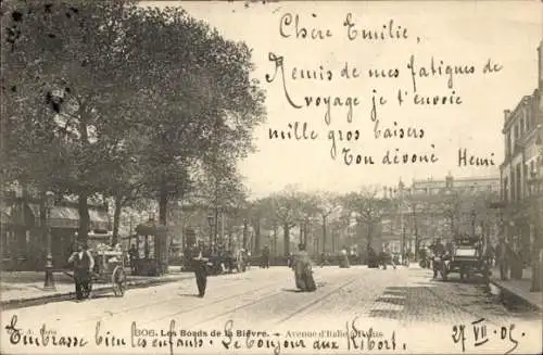 Ak Paris 13., Avenue d’Italie