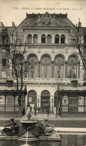 Ak Paris XIV Observatorium, Opéra Municipal, La Gaite