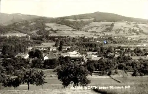 Ak Wörth bei Gloggnitz Niederösterreich, Panorama, Stuppach