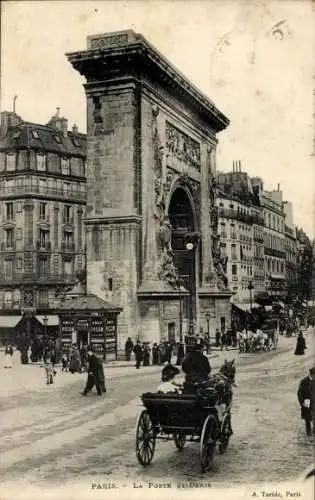 Ak Paris X, La Porte Saint Denis