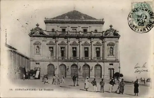 Ak Constantine, Algerien, Das Theater