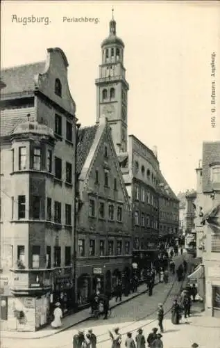 Ak Augsburg in Schwaben, Perlachberg, Teilansicht