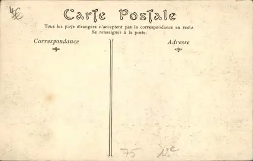 Ak Paris XII, Rue de Bercy, Überschwemmungen 1910