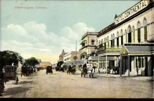 Ak Chowringhee Calcutta Kolkata Kalkutta Indien, Hotel Continental