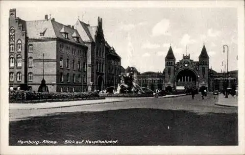 Ak Hamburg Altona, Hauptbahnhof
