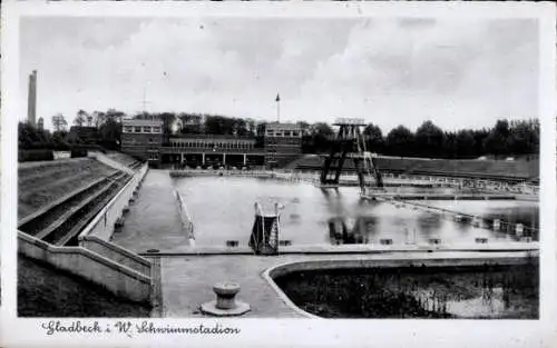 Ak Gladbeck im Ruhrgebiet Westfalen, Freibad