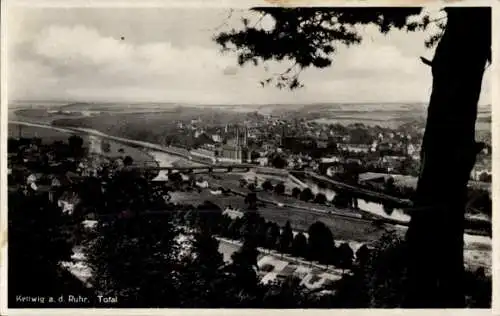 Ak Kettwig Essen im Ruhrgebiet, Totalansicht