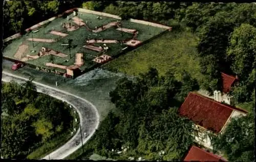 Ak Gladbeck in Westfalen, Minigolf, Waldschänke, Ellinghorster Straße