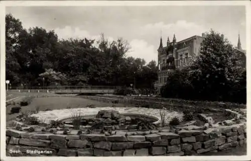 Ak Goch am Niederrhein, Stadtgarten