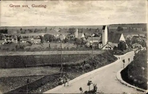 Ak Gauting in Oberbayern, Gesamtansicht