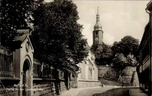 Ak Hof an der Saale Oberfranken Bayern, Lorenzkirche