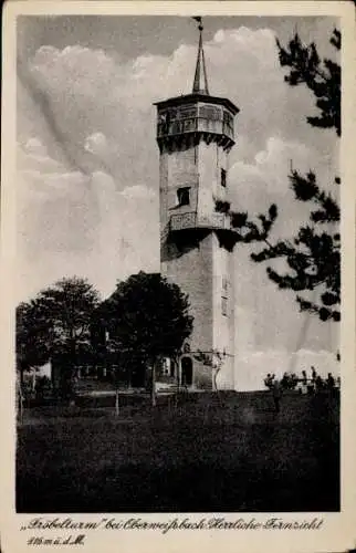 Ak Oberweißbach im Weißbachtal Thüringen, Fröbelturm, Berggaststätte