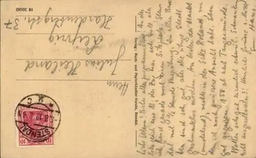 Ak Stendal in der Altmark, Marktplatz, Marienkirche