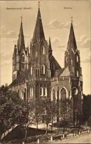 Ak Sendenhorst in Westfalen, Kirche