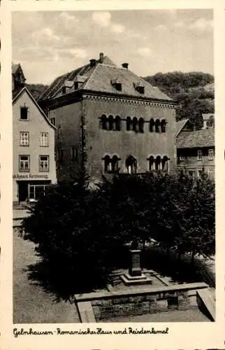 Ak Gelnhausen in Hessen, Romanisches Haus, Reisdenkmal
