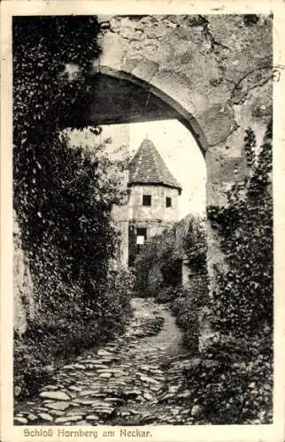 Ak Neckarzimmern im Neckartal, Burg Hornberg, Schloss Hornberg