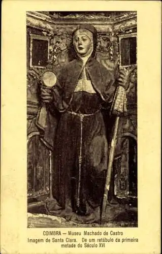 Ak Coimbra Portugal, Museu Machado de Castro, Santa Clara