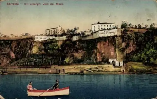 Ak Sorrento Campania, Gli alberghi visti dal Mare