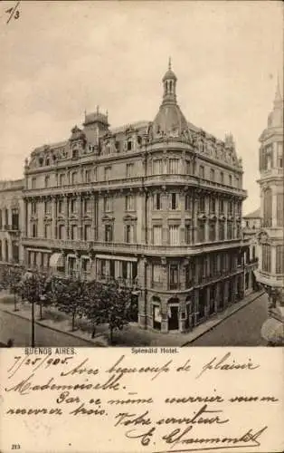 Ak Buenos Aires Argentinien, Splendid Hotel