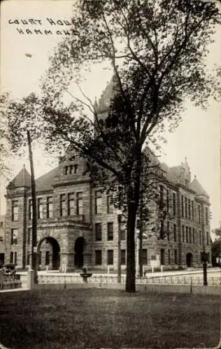 Ak Hammond Indiana USA, Gerichtsgebäude von Lake County