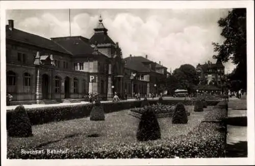 Ak Bruchsal im Kraichgau, Bahnhof