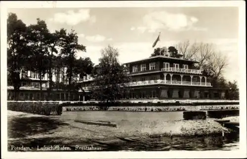 Ak Brandenburger Vorstadt Potsdam in Brandenburg, Regattahaus, Templiner See, Luftschiffhafen