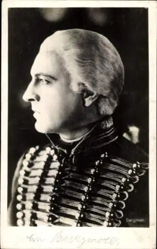 Ak Schauspieler John Barrymore, Portrait