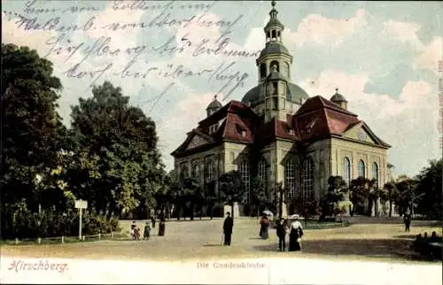 Ak Jelenia Góra Hirschberg Riesengebirge Schlesien, Gnadenkirche