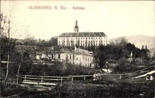 Ak Gloggnitz in Niederösterreich, Schloss