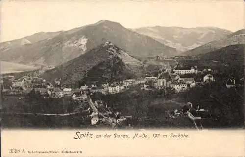 Ak Spitz an der Donau Niederösterreich, Panorama