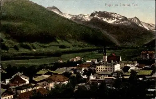 Ak Fügen im Zillertal Tirol, Gesamtansicht