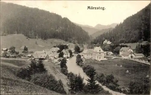 Ak Mürzsteg Steiermark, Gesamtansicht