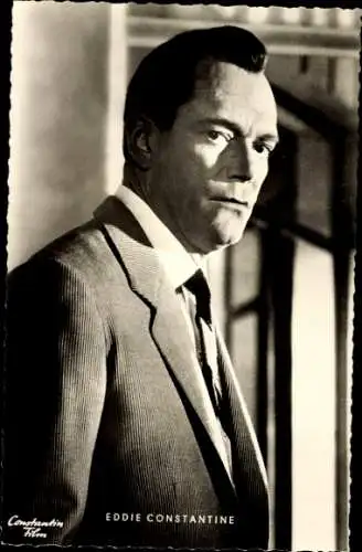 Ak Schauspieler Eddie Constantine, Portrait