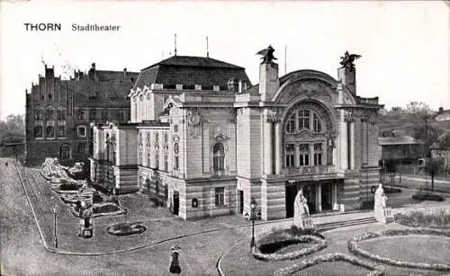 Ak Toruń Thorn Westpreußen, Stadttheater